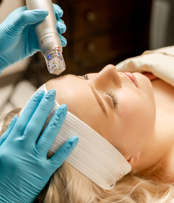 Laser Rejuvenation of a female patient's face